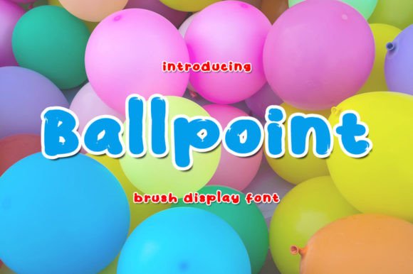 Ballpoint: A Sweet and Elegant Display Font