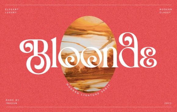 Bloonde: The Art of Modern Elegance in Typography