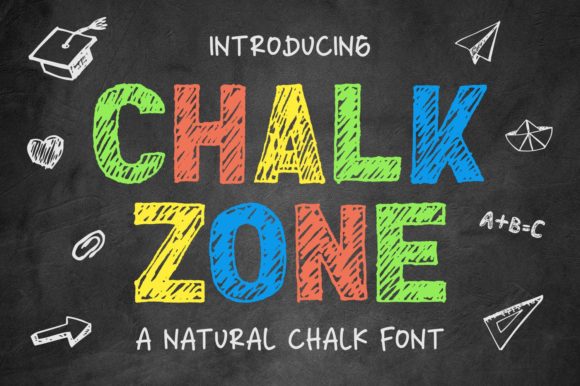 Chalk Zone: A Bold Display Font for Modern Design