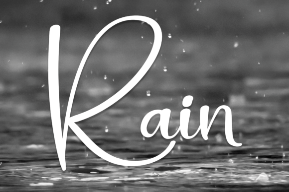 Rain: The Handwritten Font for Every Creative Project