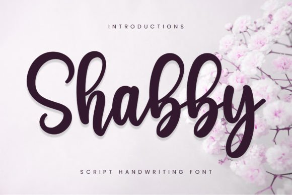 Shabby: A Handwritten Font for Authentic and Elegant Design